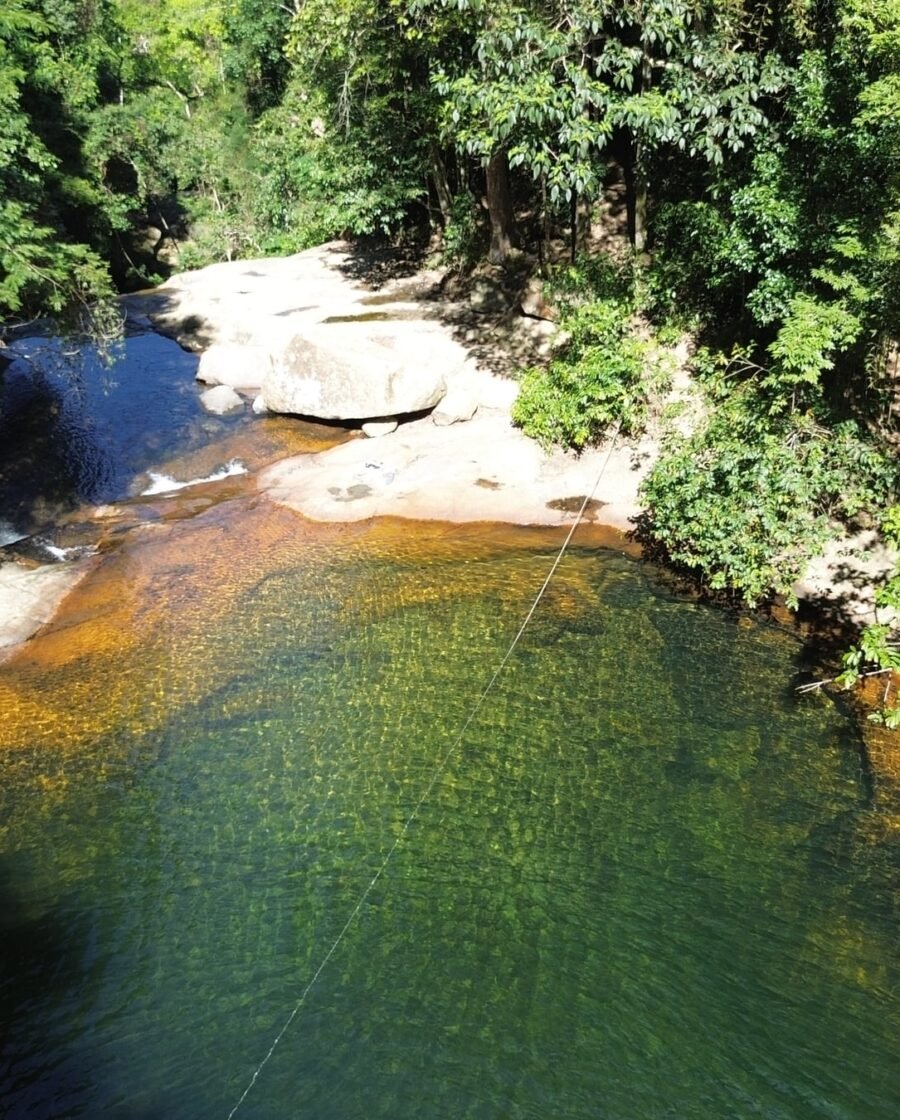 Rapel na Cachoeira do Mendanha